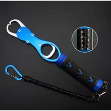 Alicate de pesca com Balança 18kg de alumínio ,alicate de pega Peixe, cor azul ou vermelho