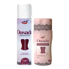 Kit Desodorante Feminino + Sabonete Intimo OUSADA Chillies Cuidado Diário