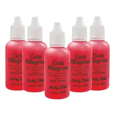 Kit 05 Gota Milagrosa Para Pés - Combate Rachadura & Ressecamento - 30ml