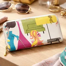 Carteira Femininas Grandes Estampadas Casuais Com Alças