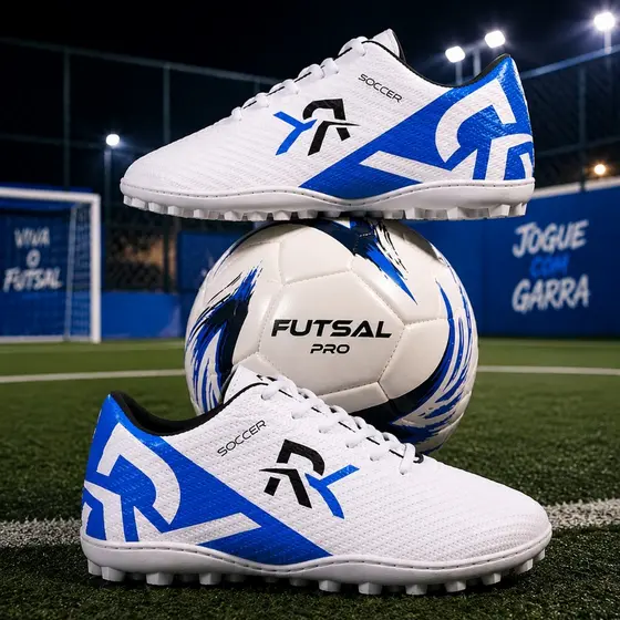 Chuteira Masculina Society Esportiva Com Solado Costurado Super Confortável Lançamento RK01