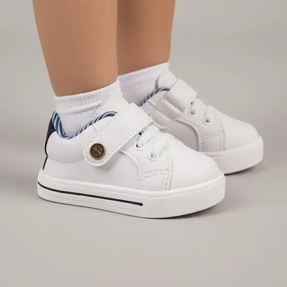 Tenis Infantil Bebe Sapatinho Bebe Cegonha Batizado Comunhão