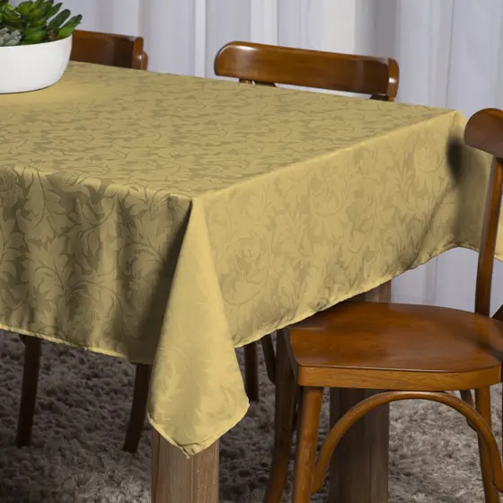 Toalha de Mesa Jacquard 3 Metros 10 Cadeiras