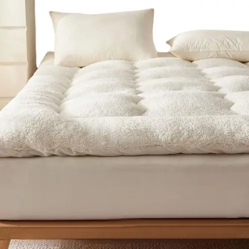 Pillow Top Protetor de Colchão Macio 400 Fios Soft Pele de Carneiro King Queen Casal