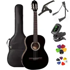 Violão Acústico Giannini Clássico Nylon N-14 BK + KIT6L