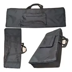 Capa Bag Master Luxo Para Teclado Roland Bk3 Nylon (preto) | Carbon