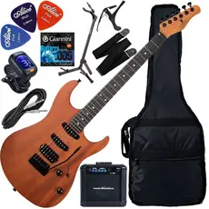 Kit Guitarra Elétrica Strato Tagima Stella NTS DF Mahogany Gx03