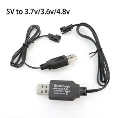 5V A 3.6V 3.7V 3.8V 250mA Cabo Carregador De Bateria NiMh/NiCd Energia USB SM 2P Conector Para Controle Remoto Do Carro