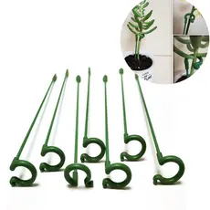 5pcs/10pcs Planta Plástica Suporta Suporte De Flores Proteção Reutilizável Ferramenta De Fixação Suprimentos De Jardinag