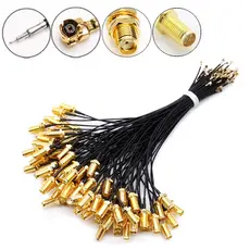 1/5pcs Cabo Conector SMA Fêmea Para UFL/u.FL/IPX/IPEX RG1.13 Antena WiFi Pigtail RF Montagem Do RP-K BRA