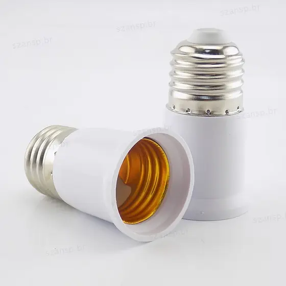 E27-E27 Extensor De Base De Lâmpada Retardante De Chama 65mm Suporte Conversor Adaptador De Soquete Para BRA1