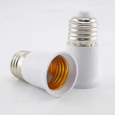 E27-E27 Extensor De Base De Lâmpada Retardante De Chama 65mm Suporte Conversor Adaptador De Soquete Para BRA1