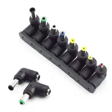 5.5x2.1mm DC Fêmea Para 3.5x1.35 5.5x2.5 4.0x1.7 6.0 6.4mm Macho Power Adapter Conector PC Laptop