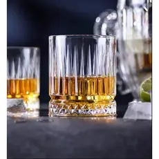 Jogo 2 Copos de Vidro 300mL Decoração Elegante Whisky