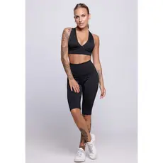 1 Conjunto Fitness Feminino Top e Bermuda Ciclista Roupas De Academia