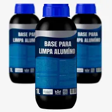 Base Para Brilha Alumínio Limpa Aluminio Concentrado 1 Litro Rende até 10 Litros