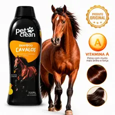 Shampoo para Cavalo Pet Clean Condicionador Neutro 700ml Fortalecedor Saudável e Brilhante