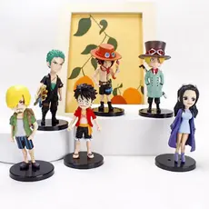 Bonecos One Piece Miniaturas Action Figure PVC Luffy Nova Ação Colecionável
