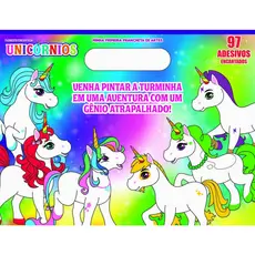 Floresta Encantada Minha Primeira Prancheta de Artes Unicórnios 01