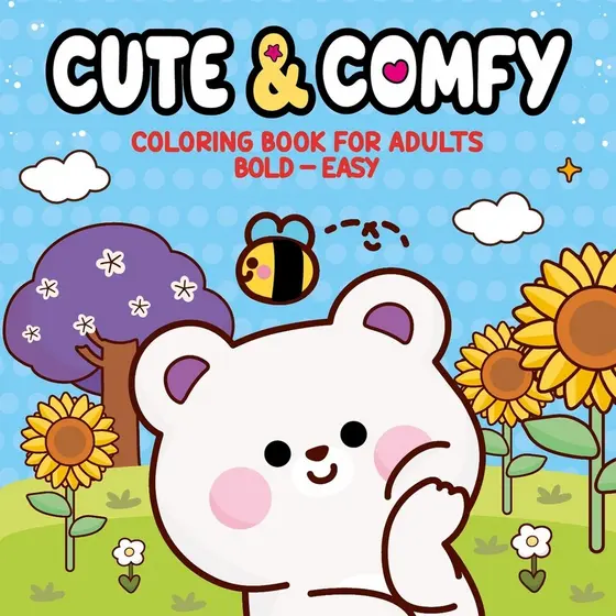 Cute & Comfy - Coloring Book for Adults