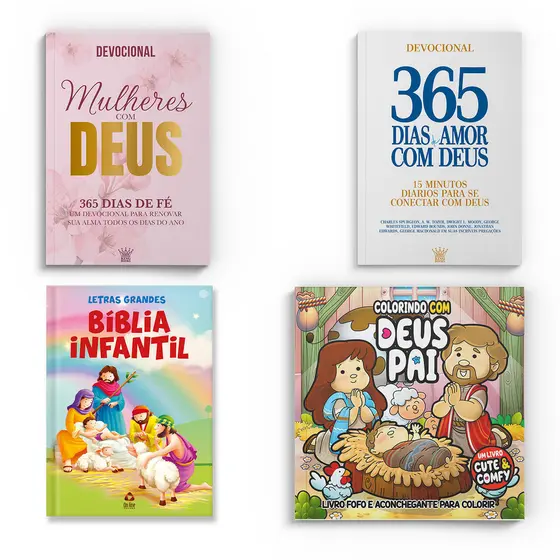 Combo da Família com Deus Especial - Kit Devocional da Família