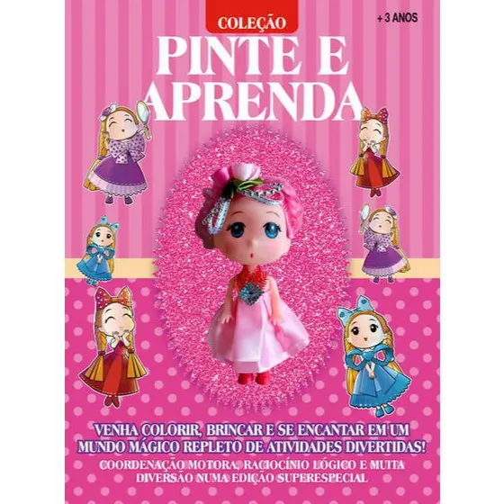 Coleção Pinte e Aprenda - Bonequinhas Sweet Toys