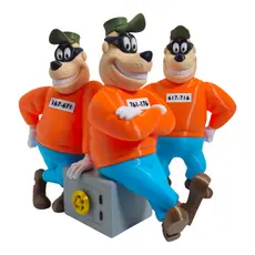 Irmãos Metralha (Beagle Boys) Tio Patinhas Action Figure Colecionável