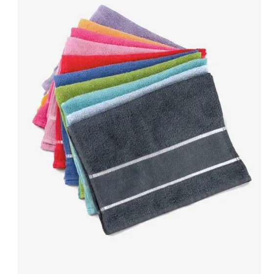 Kit 5 Toalhas Lavabo para Bordar 100% Algodão 28x48 cm Ponto Cruz Artesanato Lembrancinha Academia