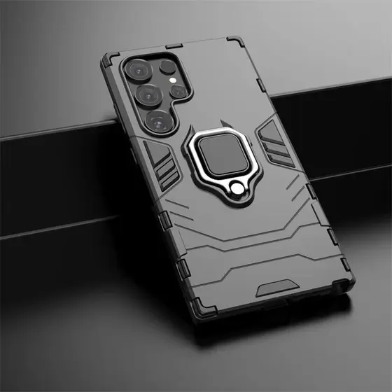 Capa Magnética Para Carro Com Anel De Dedo Samsung Galaxy S24 S23 S22 Ultra Plus