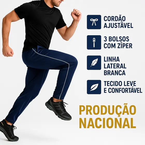 Calça Esportiva Chimpa Corrida Elastano Academia