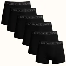 Kit 6 Cuecas Boxer Adulto Cor Preta Microfibra Respirável Leve