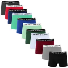 Kit 10 Cuecas Boxer Masculina Microfibra Cores Sortidas Lisas Confortável