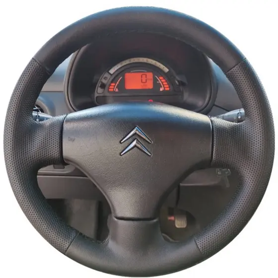 Capa de Volante Costurada Premium Citroen C3 Sem Airbag