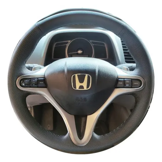 Capa de Volante Costurada Premium New Civic 2007 a 2011( igual de fábrica)