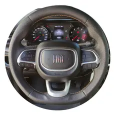 Capa de Volante Costurada Premium Fiat Argo Preta