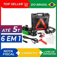Macaco Elétrico Impacto Hidráulico TMAC5 Kit 6 em 1 - 12v 5t