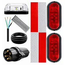 Kit Elétrico Led Engate Carreta Carretinha a Prova D'agua