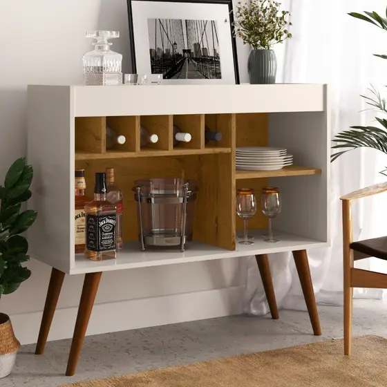 Aparador Buffet Odin Adega Bar / Cantinho do Café Cores DIsponiveis