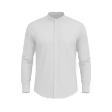 Camisa Gola Padre Masculino Social Manga Longa Luxo Camiseta Social Slim Fit Premium Casual