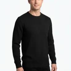 Suéter Blusa De Frio Tricot Gola Redonda Manga Longa de Lã Masculino Elastano Premium