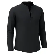 Bata Algodao Masculina Bata Linho Masculino Gola Padre Bata Masculina Africana Branca