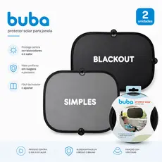 Kit 2 Protetores Solar Infantil Buba Para Carro Proteção UV
