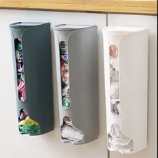 Suporte Multiuso para Sacola de Lixo – Organização Prática para Cozinha e Banheiro!