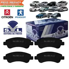 Pastilha De Freio Dianteira Syl C3 C4 Xsara 206 207 208 307