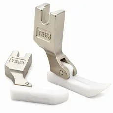 2 Calcadores Para Zíper Base Teflon Reta Industrial T363