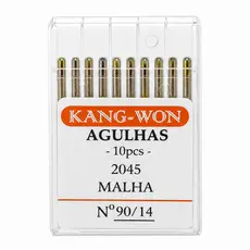 10 Agulhas Doméstica 2045 Especial para Malha N°14 Kang Won Cabo Dourado
