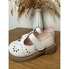 Sapato infantil Mary Jane coração