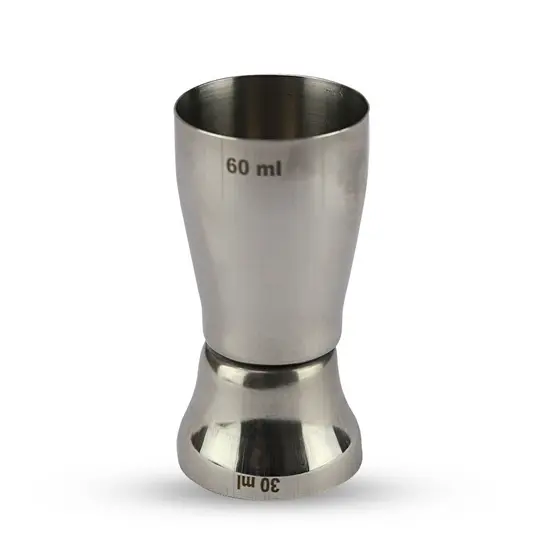Dosador De Bebidas com medida externa 30x60 Duplo Modelo Hampton Bar Bartender Barman Coquetelaria
