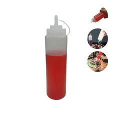 Bisnaga Ketchup Maionese Mostarda Molho Flexível 700ml 24 Oz com Tampa Lanchonetes Hamburgueria