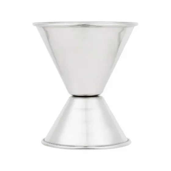 Dosador de Bebida Duplo 30 x 45 Ml / Jigger 1x1 1/2 Oz - Aço Inox